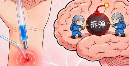 手腕处穿刺，大脑里“拆弹”